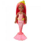 Barbie Dreamtopia Chelsea: Barna bőrű hableány baba