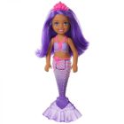 Barbie Dreamtopia Chelsea: Lila hajú és uszonyú hableány baba