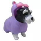 Vista o Seu Filhote: Série 2 de Cachorrinhos Fofos - Schnauzer Anão com Roupa de Hipopótamo