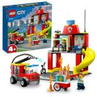 LEGO® City Fire: Tűzoltóállomás és tűzoltóautó 60375