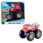 Hot Wheels Monster Trucks: Twisted Tredz kisautó - 5 Alarm 1:43 CSOMAGOLÁSSÉRÜLT
