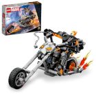 LEGO® Marvel Super Heroes: Robot și motocicletă Călărețul fantomă - 76245