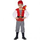 Costum pirat cu papagal - 116 cm