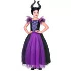 Fantasia de Malévola com tiara - 128 cm