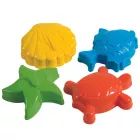 Zandbakvormen set - Zeedieren, 4-delige set
