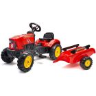 Falk: Trator com Supercharger e reboque - vermelho