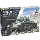 Italeri: T-34/76 Mod. 1943 model tank 1:35