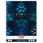 Herlitz: Batik Fearless čtverečkovaný spirálový sešit A4