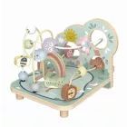 Tooky Toy: Koka meža dzīvnieku bumbiņu labirints zīdaiņiem