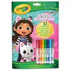 Crayola Krāsu un aktivitāšu grāmata: Gabi leļļu nams ar 7 flomāsteriem