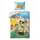 Jogo de lençóis Animal Crossing - 140 x 200 cm