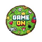 Game on Gamer Folienballon - 45 cm