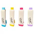Borracha Y-Plus+ Candy retrátil, corpo de plástico - várias cores