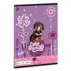 Cute Animals: Tacskó vonalas füzet - 2. osztályos, 16-32, A5