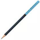 Faber-Castell: Grip grafīta zīmulis, HB - zilā un melnā