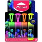 MAPED: Deep Sea szövegkiemelő készlet - 4 db-os