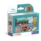 Clementoni: Disney klasične puzzle kocke - set od 6 komada