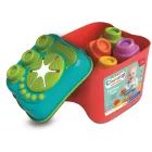 Clemmy: 2 vienā – formas šķirotājs un būvkloķu komplekts uzglabāšanas kastē