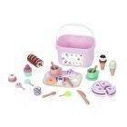 Tooky Toy: Set de ceai din lemn cu accesorii