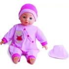 Bambolina: Magyarul beszélő játékbaba előkével - 40 cm