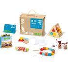 Tooky Toy: Conjunto de brinquedos educativos de madeira Montessori - 25 peças