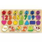 Kids Hits: Houten activiteitenbord - Mijn eerste les - 30 stuks