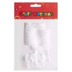 Conjunto de botas e Papai Noel de poliestireno - 3 peças