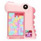 Tabuleiro de Tetris em forma de dinossauro - Rosa