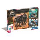Clementoni: SuperColor Jurassic World - 3 x 48 darabos puzzle