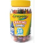 Crayola: Giz gigante em frasco de plástico - 28 unidades