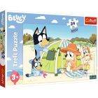 Trefl: O Magnífico Dia de Bluey - Quebra-cabeça de 24 peças
