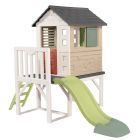 Smoby Life : Maison de jeu sur pilotis avec toboggan aquatique