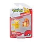 Pokémon: 2 figūru komplekts - Čarmanders, Pikaču