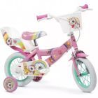 Toimsa: Bicicleta infantil Unicórnio com assento de bebê e cesta - 12'