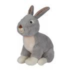 Nicotoy: Coelho de pelúcia sentado - 23 cm, cinza