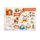 Formakirakó puzzle, fa - Farm