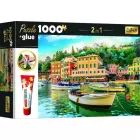 Trefl: Kikötő puzzle - 1000 darabos + ragasztó CSOMAGOLÁSSÉRÜLT