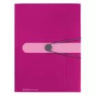 Herlitz : Dossier à fermeture facile, A4 - couleur framboise