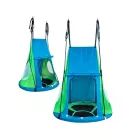 Spartan: Nestschommel tent - 95 cm, blauw-groen
