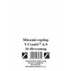 T-Creativ: Τεχνικό χαρτί, χωρίς ξύλο - A/4, 10 τεμάχια