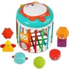 Brinquedo musical de bebê com figuras de raposa