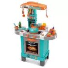Cozinha de brinquedo com luzes e sons - azul