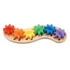 Brinquedo de bebê minhoca arco-íris - em húngaro