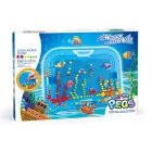 Gioco puzzle Peg Picture con scatola di stoccaggio, blu - in lingua ungherese