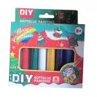 Conjunto de pintura de vidro para fazer enfeites de Natal