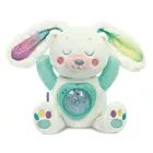 Baby Clementoni: Luminile Nordului - iepuraș de pluș cu proiector, lumini și sunete pentru somn
