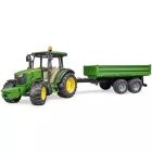 Bruder: John Deer 5115M τρακτέρ με ρυμουλκό