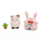 Nici MyMochi: Eņģeļu plīša kaķēns kostīmā - 8 cm, dāvanu kastē