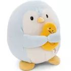 Nici MyMochi : Pingouin en peluche Waddle, avec canard - 16 cm, en boîte cadeau