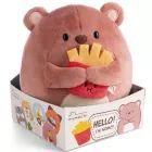Nici MyMochi: Nomo Plüschbär, mit Pommes - 16 cm, in Geschenkbox